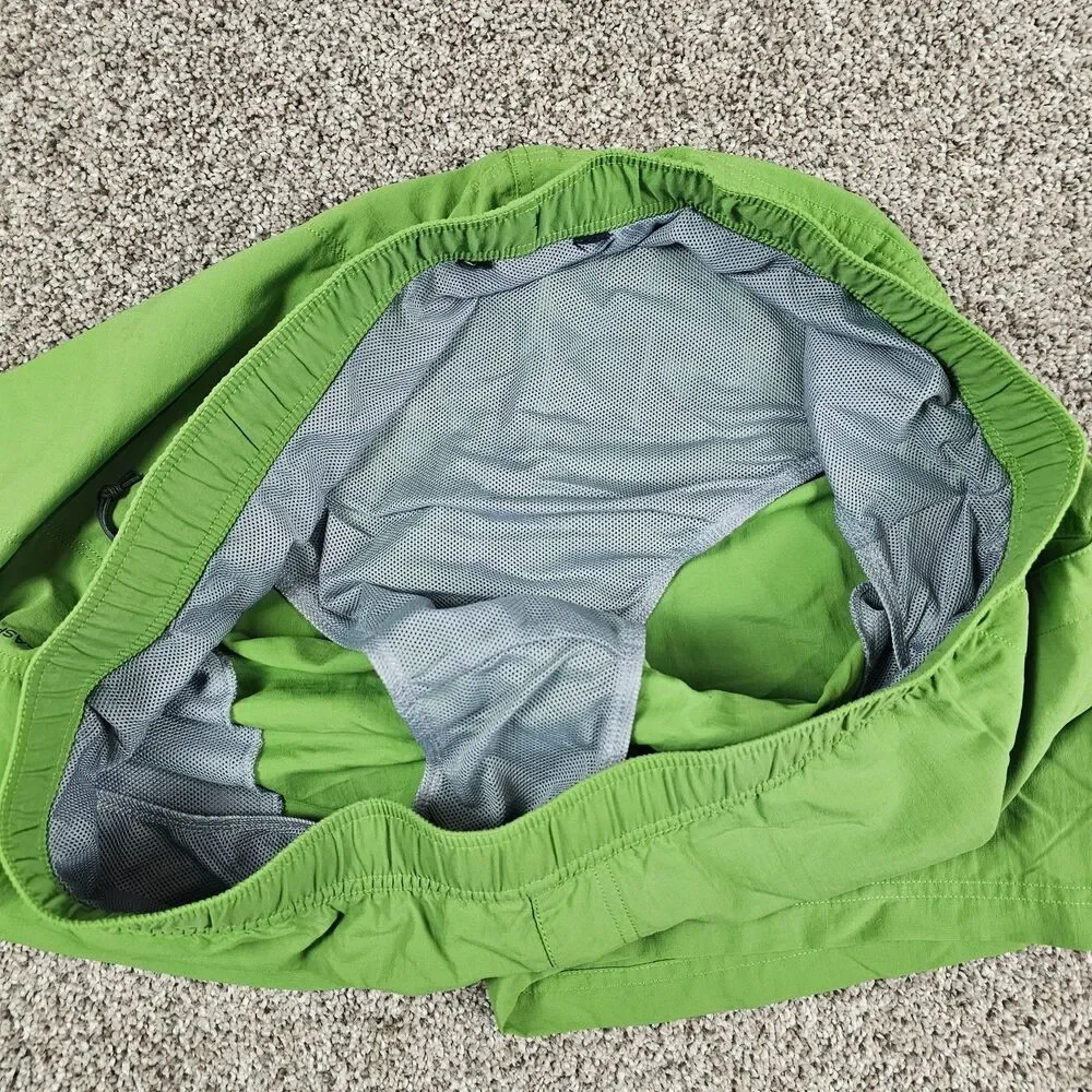 North Face Swim Trunks Mens 2XL Green Board Shorts Mesh Lined Flash Dry Beach